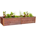 Stolárna Vyvýšený záhon 200 cm kaštan