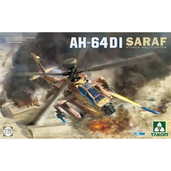 Plastikový model Takom 1/35 AH-64DI SARAF Attack Helicopter