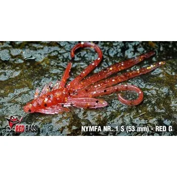 Umělá nástraha Nymfa REDBASS Nr.1 S_53mm_Red G_1ks
