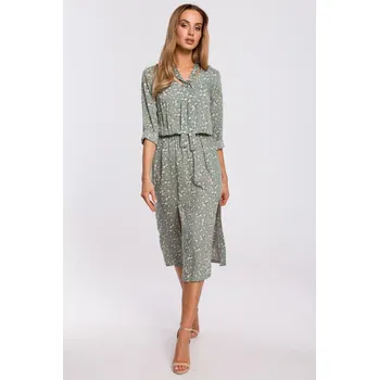 Dámské šaty Made of Emotion Dámské midi šaty Saaleh M519 zelená M
