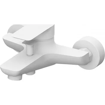 Vodovodní baterie Sanjet Infinity vanová baterie nástěnná páková bílá mat I05BO