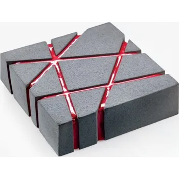 Nádoba na pečení Silicolove silikonová forma na mousse dezert Čokoládová kostka 17 X 17cm