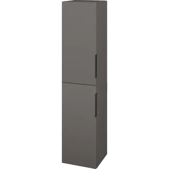 Koupelnový nábytek Dřevojas Vysoká skříň DOS SVD2 35 - N06 Lava / Úchytka T07 / N06 Lava / Levé