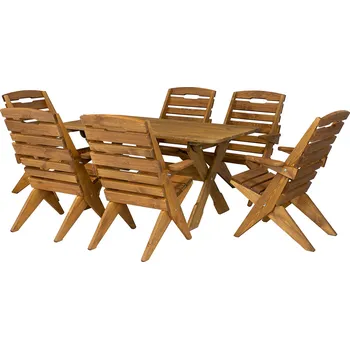 Zahradní sestava Pacyga Dřevěný zahradní nábytek MO109 pacyg vyberte barevné odstíny: tik