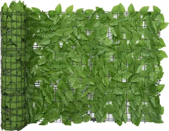 umělý živý plot Balkónová zástěna se zelenými listy