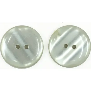 Knoflík GOM130, Knoflík, 26mm, perleťově bílý, 1ks