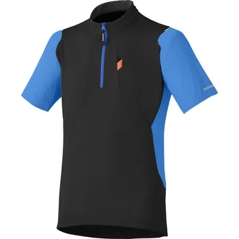 SHIMANO Trng dres černá/modrá,XL