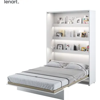 Postel Lenart výklopná postel Bed Concept BC-01 (140) - bílý lesk