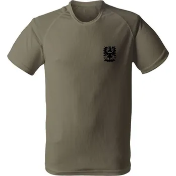 Funkční tričko SLEZSKÁ ORLICE Simple - olivová