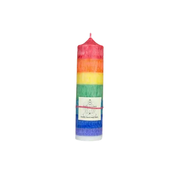 Svíčka 21x6 cm Sedmičakrová svíce