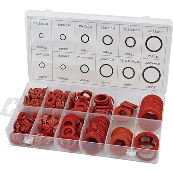 Nářadí pro automobil Sortiment kroužků ze syntetických vláken fíbrové těsnění 600 ks