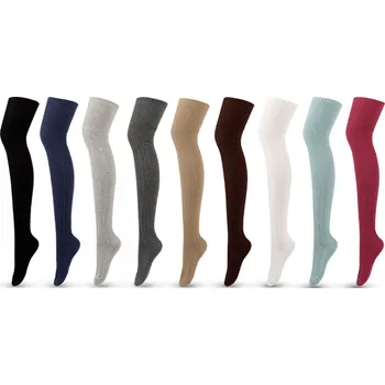 Dámské erotické prádlo Dámské nadkolenky Miranda N1717, Barva šedá