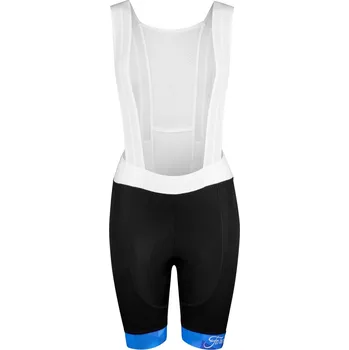 Cyklistické kalhoty FORCE kraťasy F GEM LADY se šráky a vl, černo-modré XS
