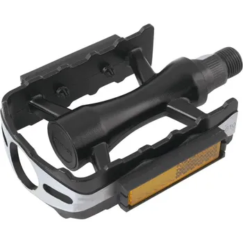 Komponent pro jízdní kolo klasické pedály FORCE 610 Al kuličková ložiska, černé