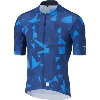 Cyklistické oblečení SHIMANO BREAKAWAY dres, modrý, M
