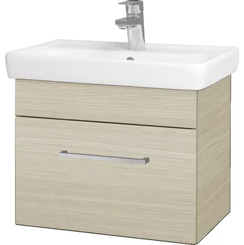 Koupelnový nábytek Dřevojas Koupelnová skříňka SOLO SZZ 55 - D04 Dub / Úchytka T04 / D04 Dub