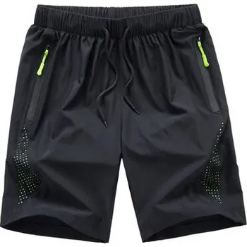 Pánská šortky s kapsami na zip Barva: Zelená, Velikost: M