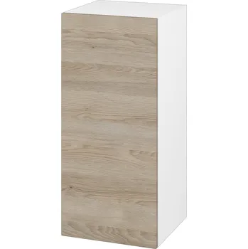 Koupelnový nábytek Dřevojas Horní skříňka SYD 35 - N01 Bílá lesk / Bez úchytky T31 / D17 Colorado / Levé