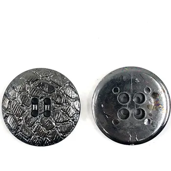 Knoflík GOM133, Knoflík, 26mm, metalicky šedý, 1ks