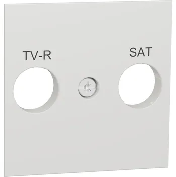 Elektrická zásuvka deska centrální pro TV-R/SAT zásuvku, Bílá Unica NU944118