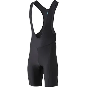 Cyklistické kalhoty SHIMANO kraťasy s laclem SHIMANO, černá, XXXL