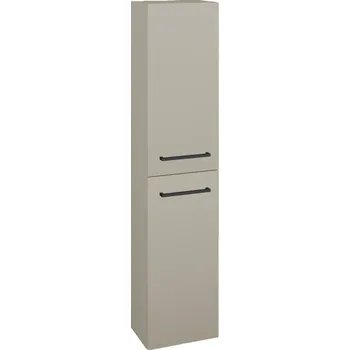 Koupelnový nábytek Dřevojas Vysoká skříň DOS SV1D2 35 - M05 Béžová mat / Úchytka T06 / M05 Béžová mat / Pravé