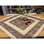 BYTEMA Gobelínový ubrus a šál TRIANGEL 100 x 100 cm