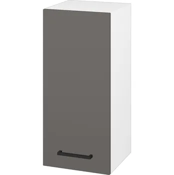 Koupelnový nábytek Dřevojas Horní skříňka SYD 35 - N01 Bílá lesk / Úchytka T06 / N06 Lava / Levé