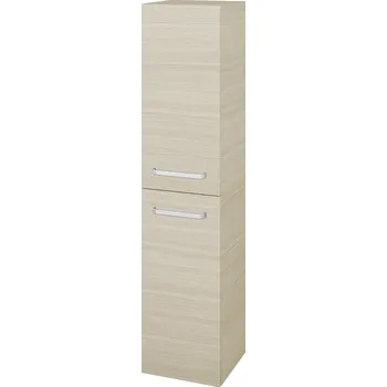 Koupelnový nábytek Dřevojas Vysoká skříň DOS SVD2 35 - D04 Dub / Úchytka T01 / D04 Dub / Levé