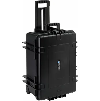 B&W Outdoor Case Type 6800 black, foam 6800/B/SI