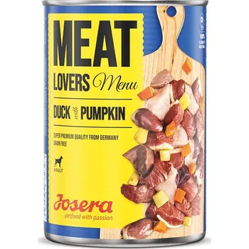 Volný čas Josera Meat Lovers Menu kachna s dýní 6 × 800 g