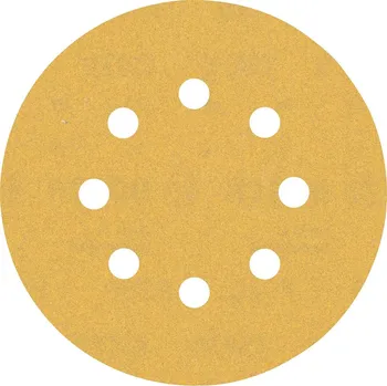 Brusný papír BOSCH Brusný papír EXPERT C470 s&nbsp;8&nbsp;otvory pro vibrační brusky 125&nbsp;mm, G 180, 5&nbsp;ks 2608900808 free_store_pickup