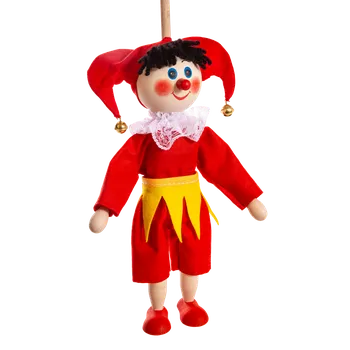 loutka Loutka bez nití - Kašpárek žlutý