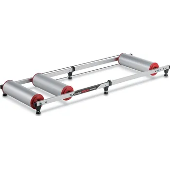 Cyklotrenažér MINOURA válce LiveRoll R500 tréninkové, hliníkové, stříbr.