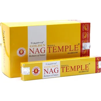 Čajovna Indické vonné tyčinky - Golden Nag Temple Masala Agarbathi