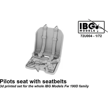 Plastikový model IBG 1/72 Pilots Seat w/ seatbelts Fw 190D (3D-Printed)