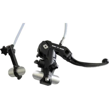 Brzda pro motocykl ACCOSSATO Italy RACING SET ACCOSSATO 21 - radiální brzdová pumpa "Ready to brake" s dálkovým ovládáním polohy brzdové páčky Délka: 60 mm, Brzdová pumpa: 15 x 18, Délka páčky: krátká