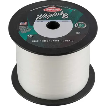 Berkley pletenka Whiplash 8 Crystal 0.16, 20.9kg, přírodní (Velmi pevná pletené šňůra vyrobená z 8 PE vláken.)