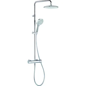 KLUDI FRESHLINE termostatický sprchový set Dual Shower System, 25 cm, chrom, 6709205-00