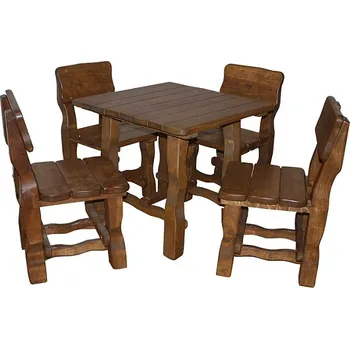 Zahradní sestava Euromeble dřevěný zahradní nábytek 1S+4K euromeb 4