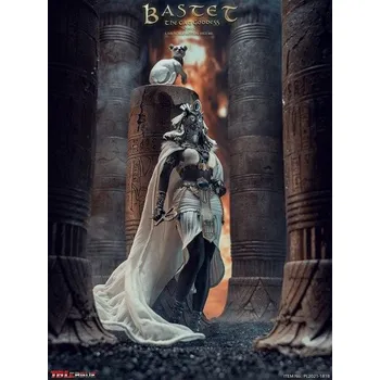 Figurka Figurka Bastet The Cat Goddess Action Figure 1/6 White Edition