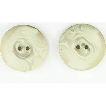 Knoflík GOM72, Knoflík, 25mm, béžový, žíhaný, 1ks