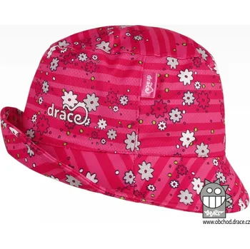 Klobouk Funkční letní klobouk Dráče - Florida 13, růžová, kytičky Barva: Růžová, Velikost: 48-50