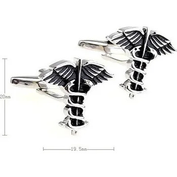 Manžetový knoflíček Lékařské manžetové knoflíčky Černá