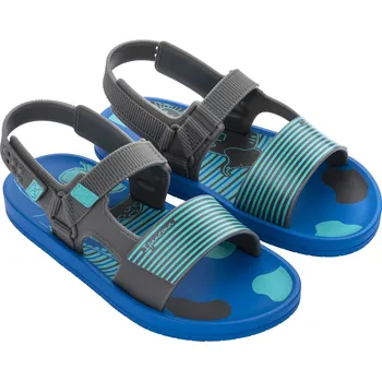 Chlapecké sandály Ipanema Recreio Papete Kids 26883-AD243 Dětské sandály modro / šedé 33-34