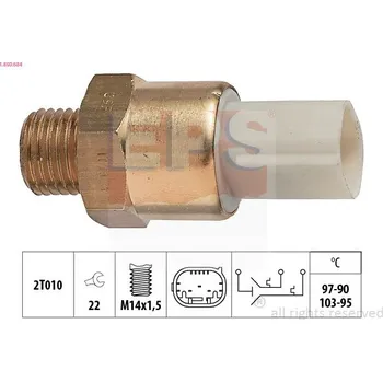 Chladič motoru Teplotní spínač, větrák chladiče EPS 1.850.684