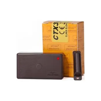 Zabezpečovací technika ELMES ELECTRONIC CZUJNIK BEZPRZEW. MINI. MAGN. ELMES CTX3H BRĄZOWY