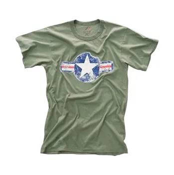Triko VINTAGE ARMY AIR CORP OLIV L - Skladem