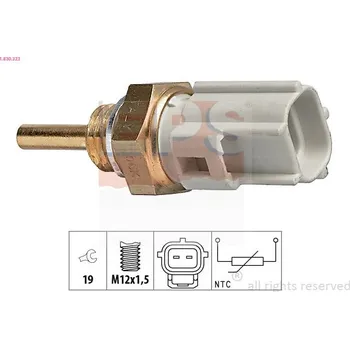 Auto-moto Snímač, teplota chladiva EPS 1.830.323