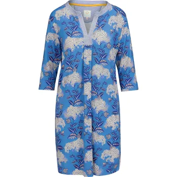 Dámské šaty PIP Studio Deirdre tunika Flora Firenze modrá XL